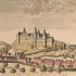 Ansicht von der Stadt und dem Schloss Rochefort im heutigen Belgien